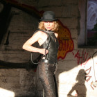 Leder und Bullenpeitsche