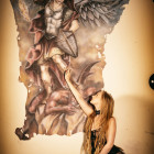 Aufblickend zum Engel