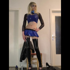 Blauer Latex Mini